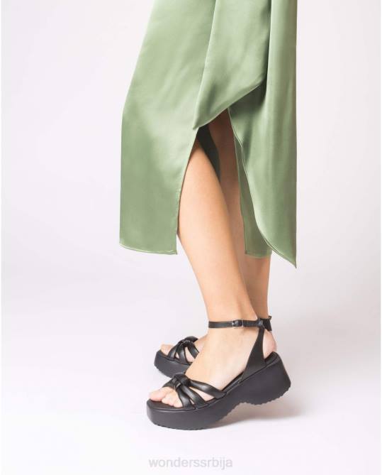 негро блацквега сандале Жене Wonders 2NZV255 обућа