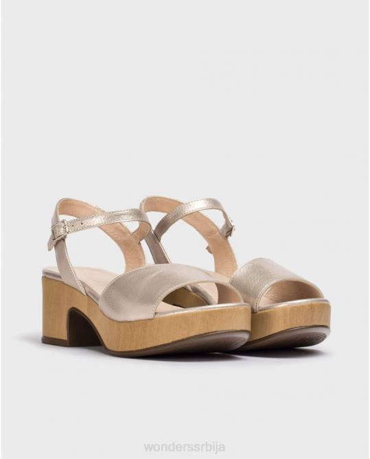 платино металне лоли сандале Жене Wonders 2NZV260 обућа