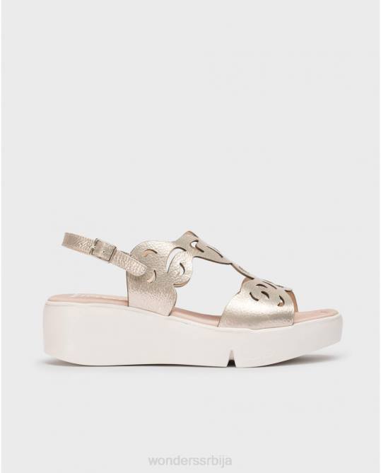 платино платинасте афро сандале Жене Wonders 2NZV261 обућа