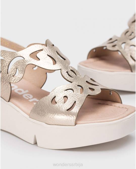 платино платинасте афро сандале Жене Wonders 2NZV261 обућа