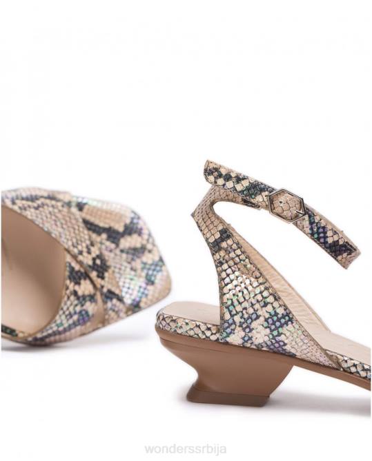 пешчана змија мами сандала Жене Wonders 2NZV265 обућа