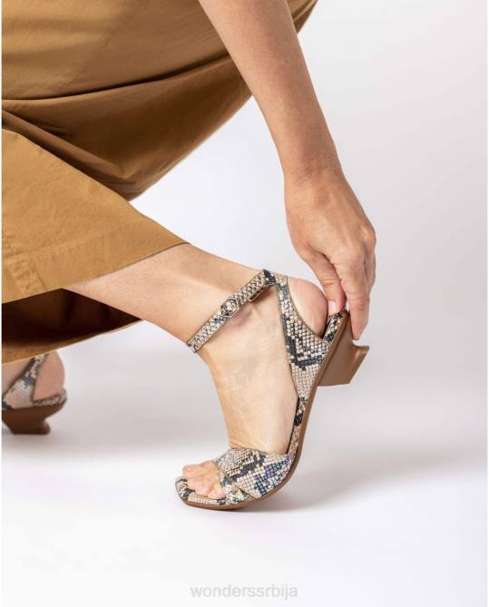 пешчана змија мами сандала Жене Wonders 2NZV265 обућа