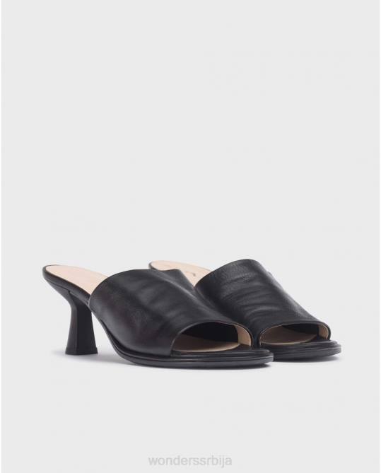 црна црна схарон сандала Жене Wonders 2NZV27 обућа
