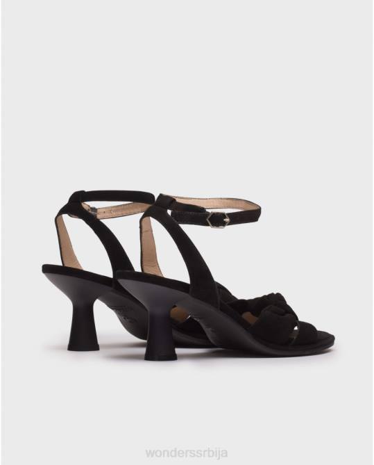 црна црна мадисон сандале Жене Wonders 2NZV290 обућа