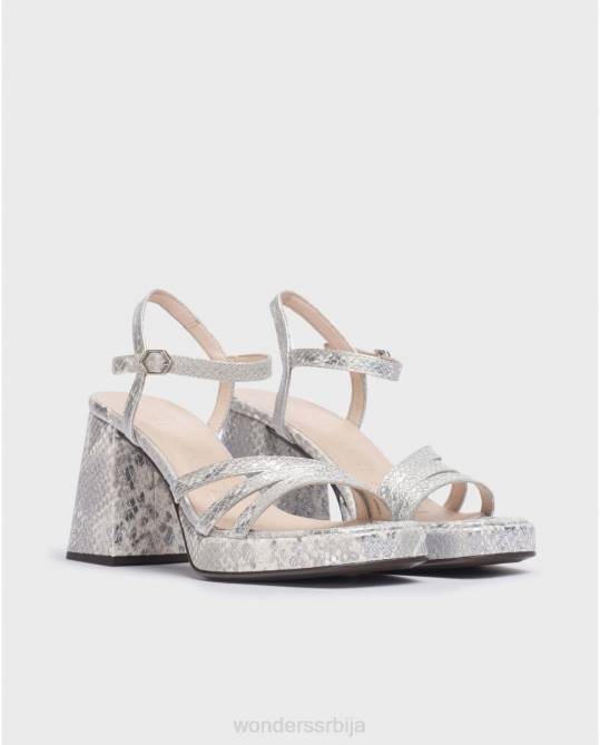 плата сребрна љубавна сандала Жене Wonders 2NZV2 обућа