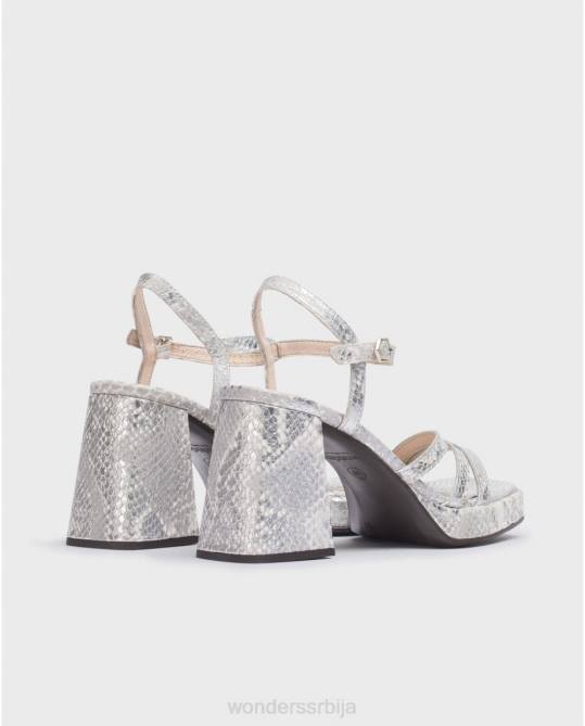 плата сребрна љубавна сандала Жене Wonders 2NZV2 обућа