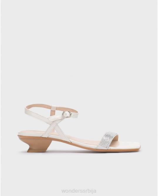 бланцо/сивкасто бела маријанска сандале Жене Wonders 2NZV30 обућа