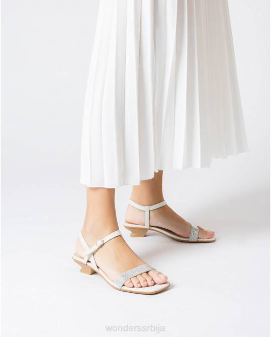 бланцо/сивкасто бела маријанска сандале Жене Wonders 2NZV30 обућа