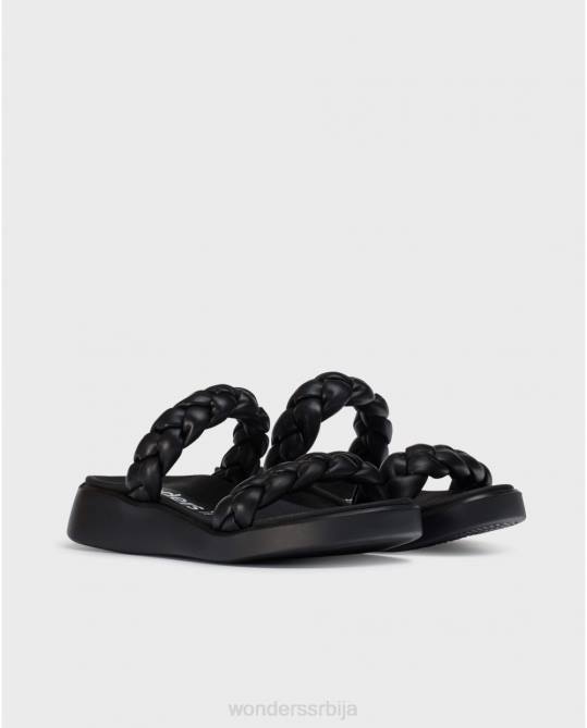 црначке плетене сандале Жене Wonders 2NZV314 обућа