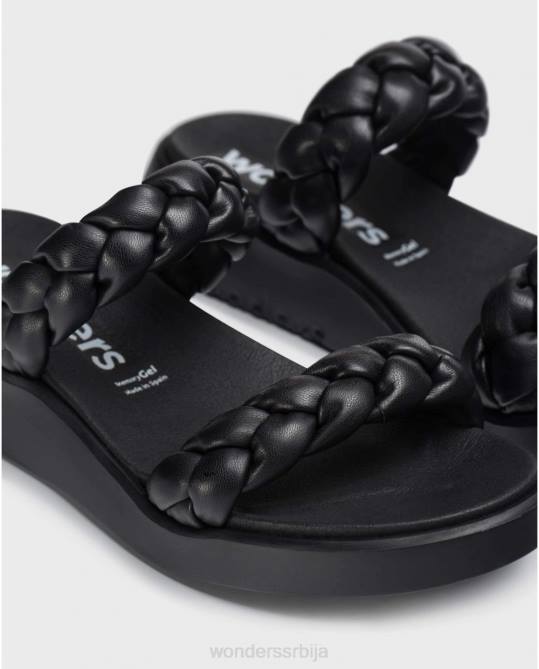 црначке плетене сандале Жене Wonders 2NZV314 обућа
