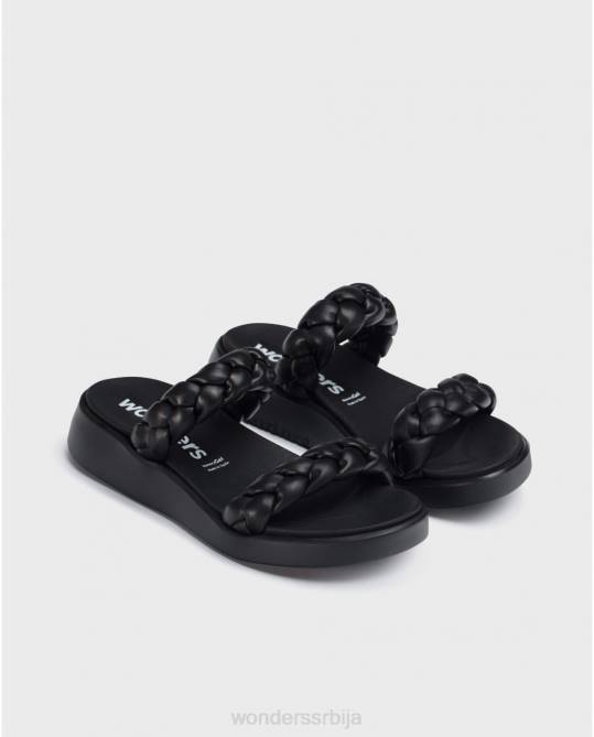 црначке плетене сандале Жене Wonders 2NZV314 обућа