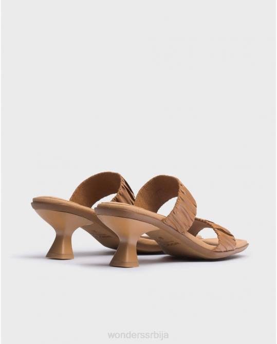 камил браон сандала у облику лагуне Жене Wonders 2NZV319 обућа