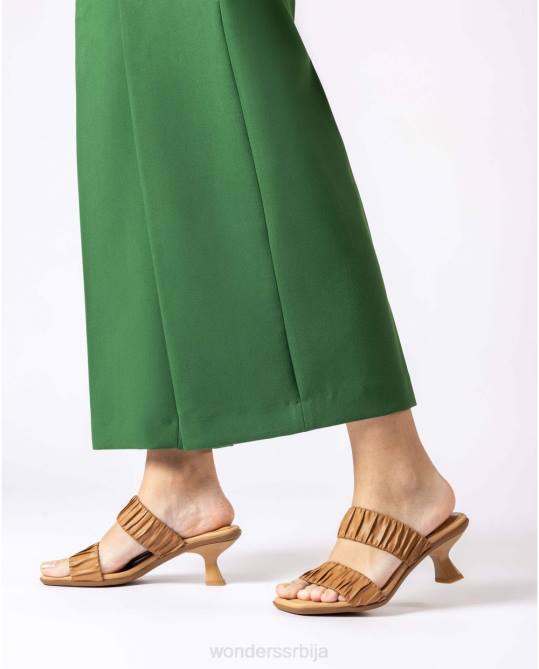 камил браон сандала у облику лагуне Жене Wonders 2NZV319 обућа