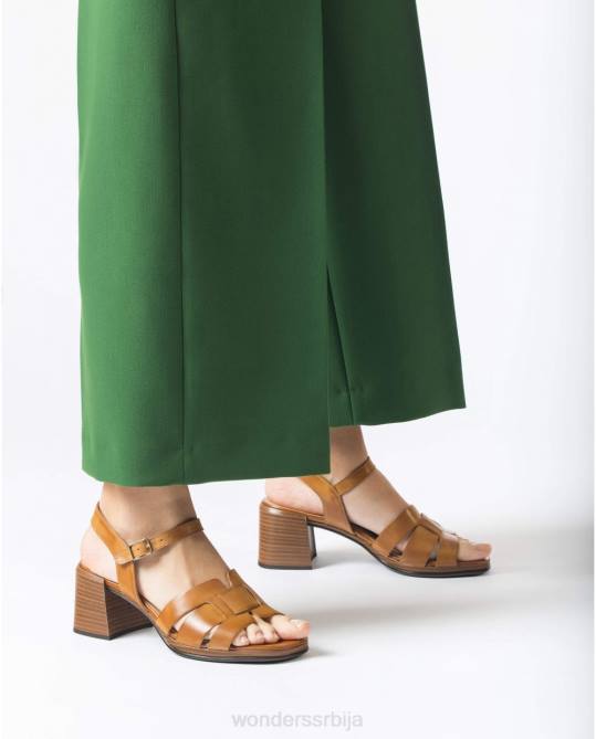 цонац браон доп сандала Жене Wonders 2NZV326 обућа