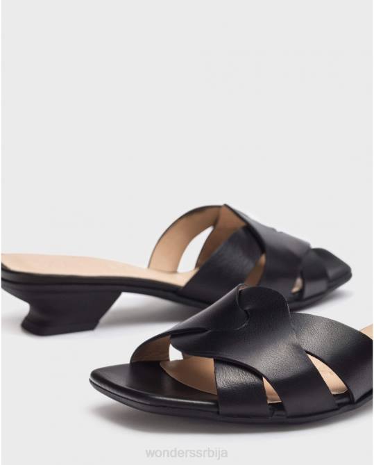 црна мазга лискуна Жене Wonders 2NZV33 обућа