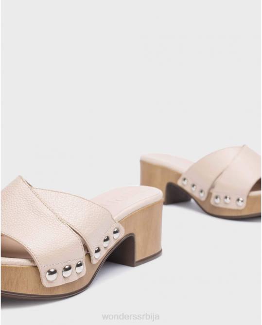 природне беж марте сандале Жене Wonders 2NZV37 обућа