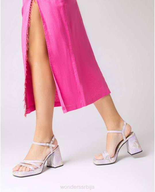 љубавна сандала лаванде љубичице Жене Wonders 2NZV3 обућа