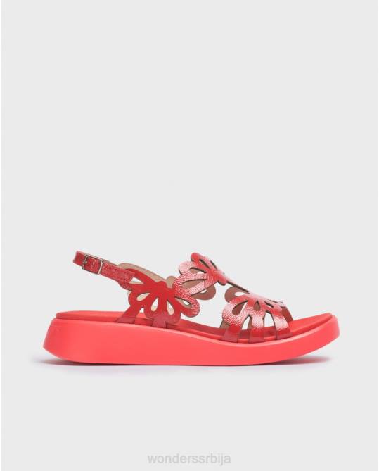 ројо црвена маргарита сандала Жене Wonders 2NZV40 обућа