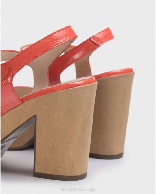 корал сандала са бочним изрезом Жене Wonders 2NZV403 обућа