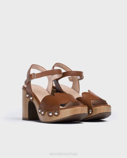 цуеро плетене кожне сандале Жене Wonders 2NZV407 обућа