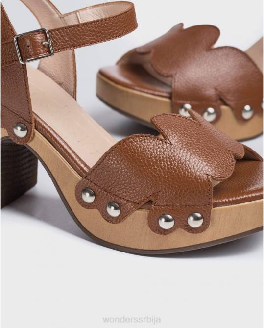 цуеро плетене кожне сандале Жене Wonders 2NZV407 обућа