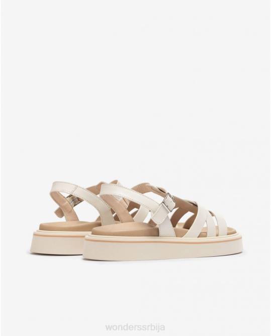 сиво бела сандала са адри Жене Wonders 2NZV408 обућа