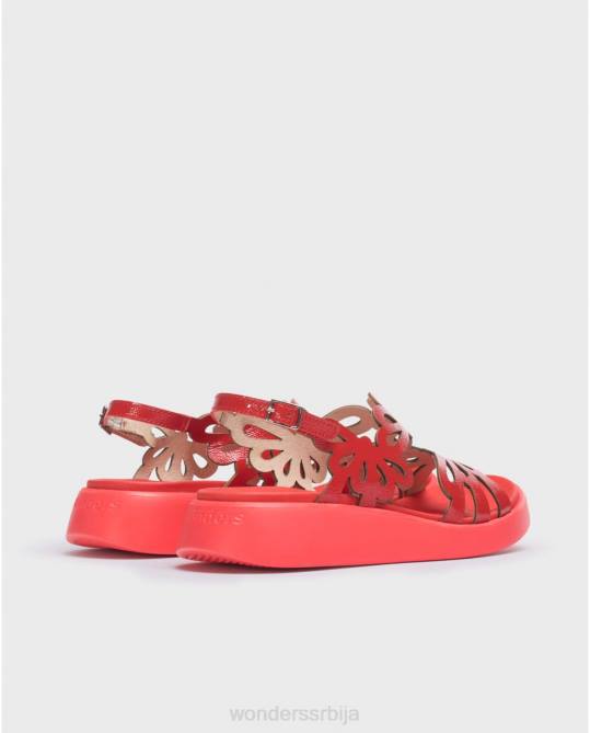 ројо црвена маргарита сандала Жене Wonders 2NZV40 обућа
