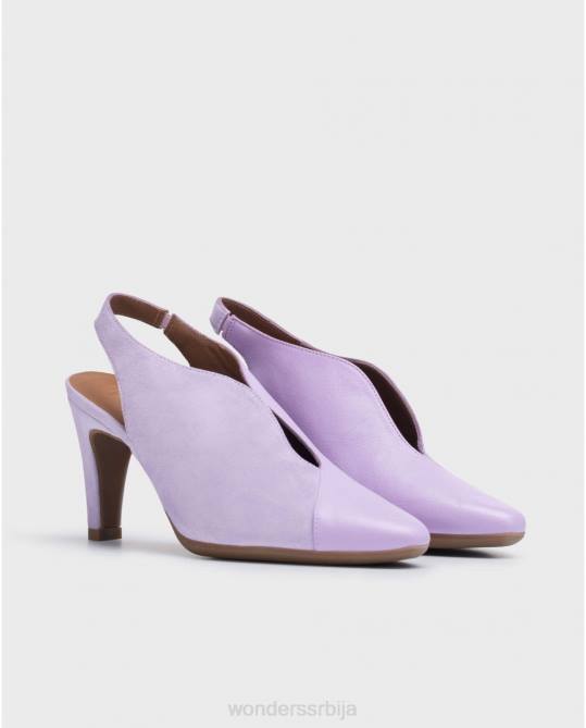 лила в резана судска ципела Жене Wonders 2NZV416 обућа