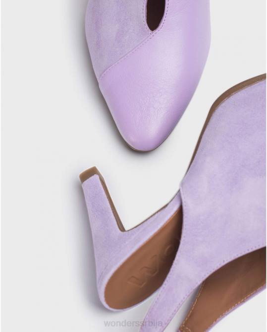 лила в резана судска ципела Жене Wonders 2NZV416 обућа