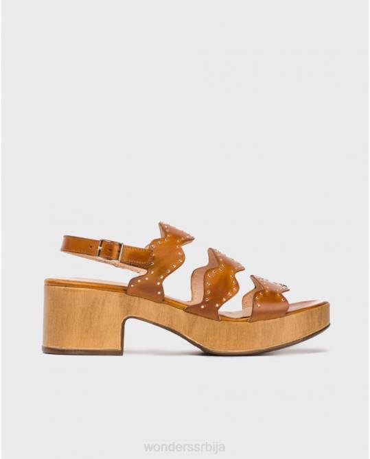 сандала цонац са металним детаљима на каишу Жене Wonders 2NZV426 обућа