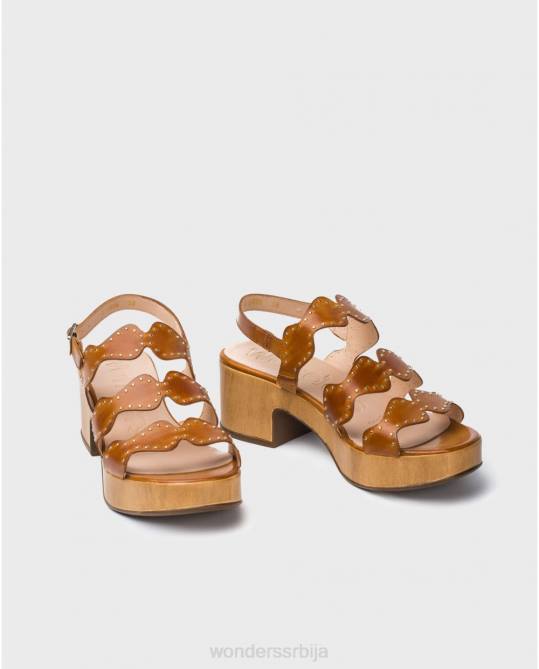 сандала цонац са металним детаљима на каишу Жене Wonders 2NZV426 обућа