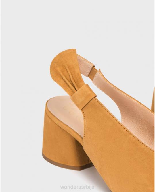 ципела од пешчане коже са машном Жене Wonders 2NZV439 обућа