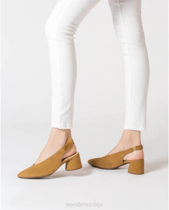 ципела од пешчане коже са машном Жене Wonders 2NZV439 обућа
