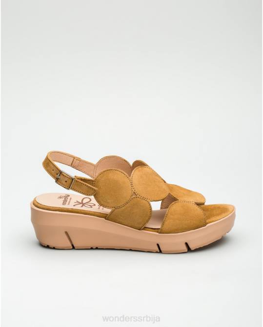 сандала од пешчане антилоп коже са детаљима у кругу Жене Wonders 2NZV455 обућа