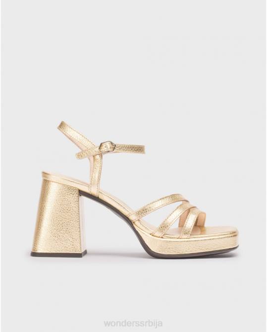 златна платинаста љубавна сандала Жене Wonders 2NZV49 обућа