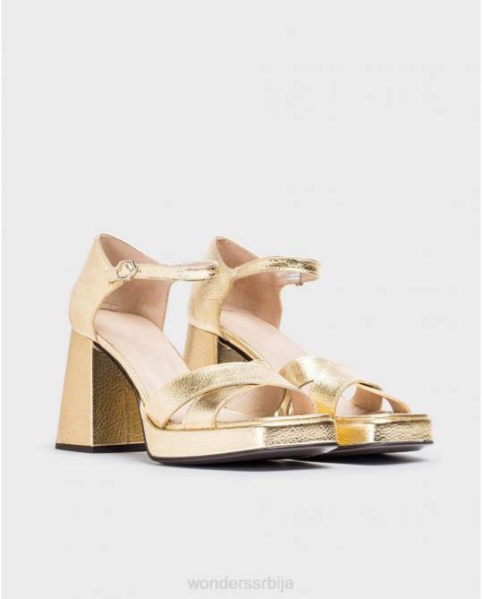 златна јулија сандала Жене Wonders 2NZV54 обућа