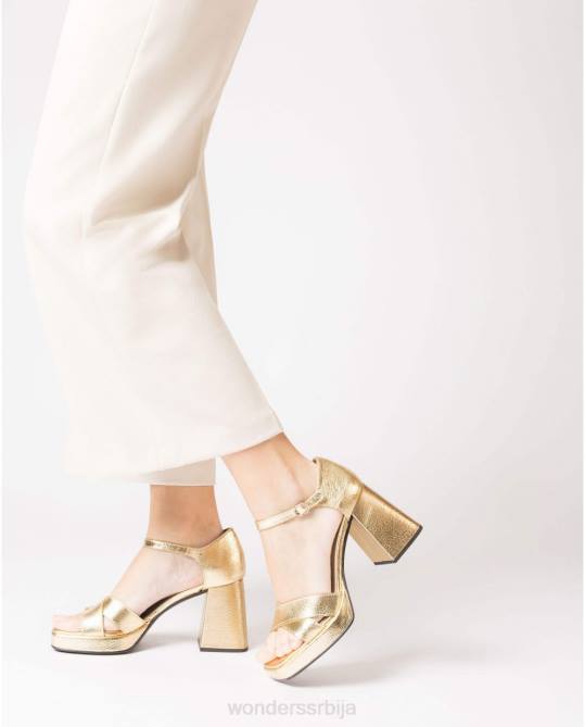 златна јулија сандала Жене Wonders 2NZV54 обућа