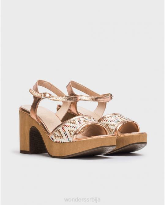 раме разнобојна етнија сандала Жене Wonders 2NZV56 обућа