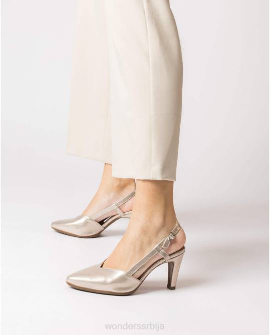 платино златна лекси ципела Жене Wonders 2NZV57 обућа