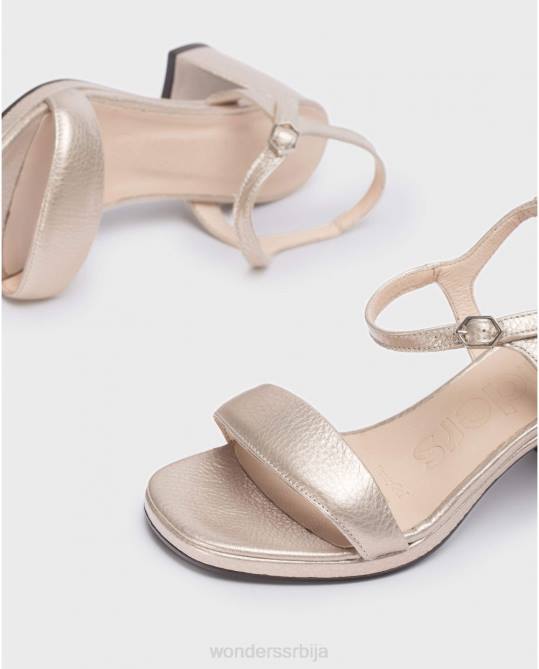 платино златне речне сандале Жене Wonders 2NZV60 обућа