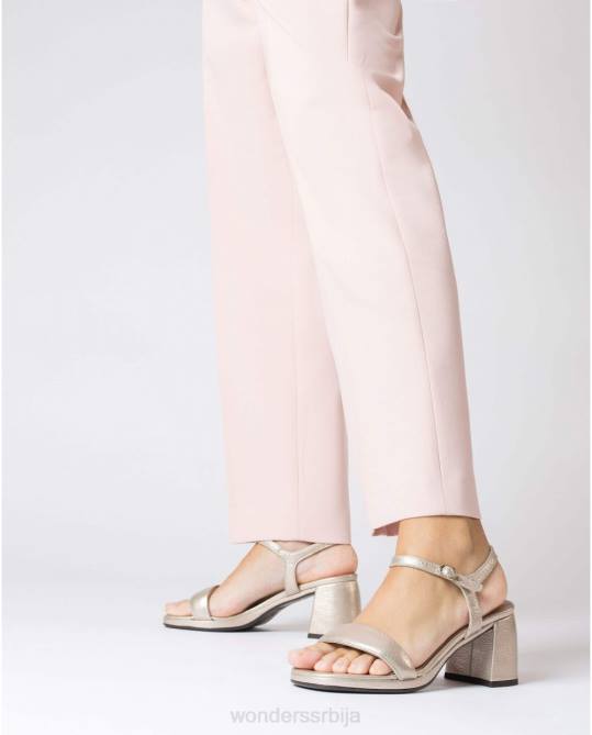 платино златне речне сандале Жене Wonders 2NZV60 обућа