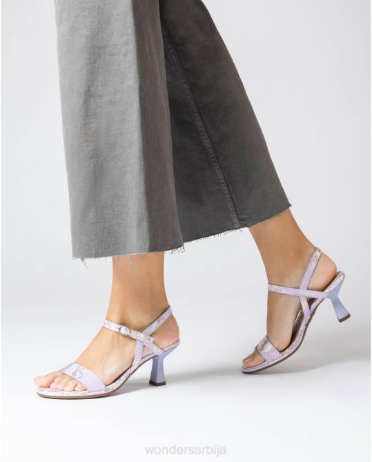 лаванда љубичаста кокос сандала Жене Wonders 2NZV65 обућа