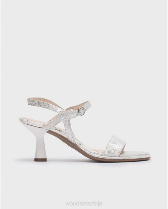 плата сребрна кокос сандала Жене Wonders 2NZV66 обућа
