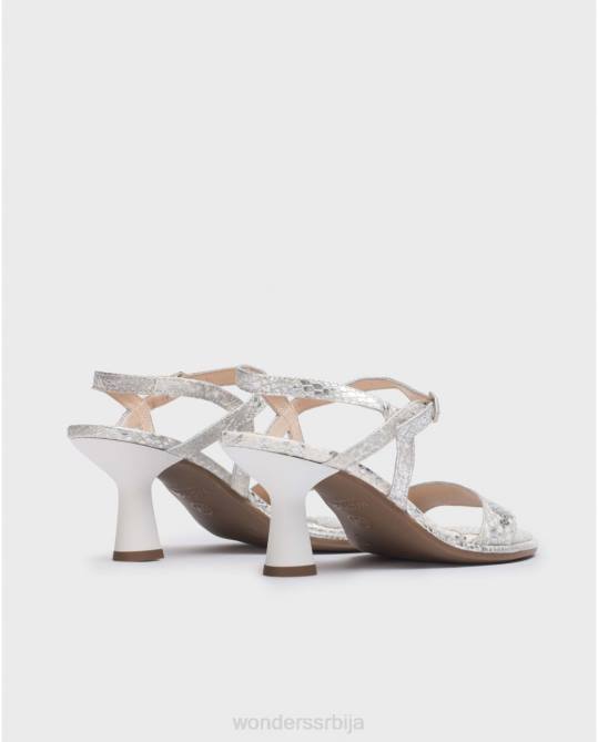 плата сребрна кокос сандала Жене Wonders 2NZV66 обућа