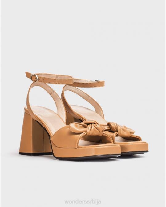 пешчана црна лекси сандале Жене Wonders 2NZV73 обућа