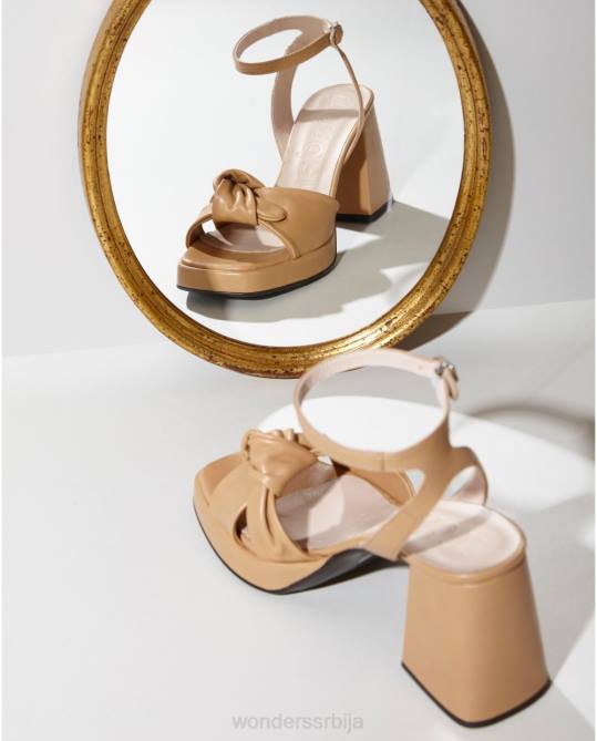 пешчана црна лекси сандале Жене Wonders 2NZV73 обућа