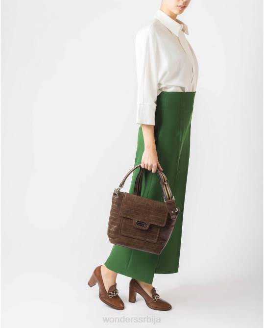 маррон браон кокос торба Жене Wonders 2NZV386 прибор