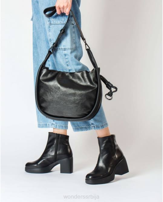 црна торба од црног бисера Жене Wonders 2NZV443 прибор