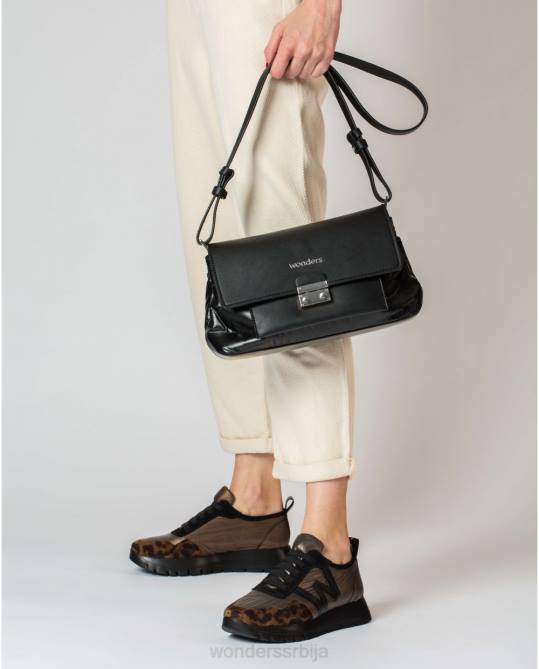 црна црна зенда торба Жене Wonders 2NZV447 прибор