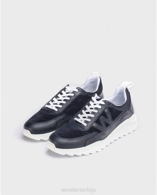 марино кожне патике са логотипом мушкарци Wonders 2NZV354 обућа